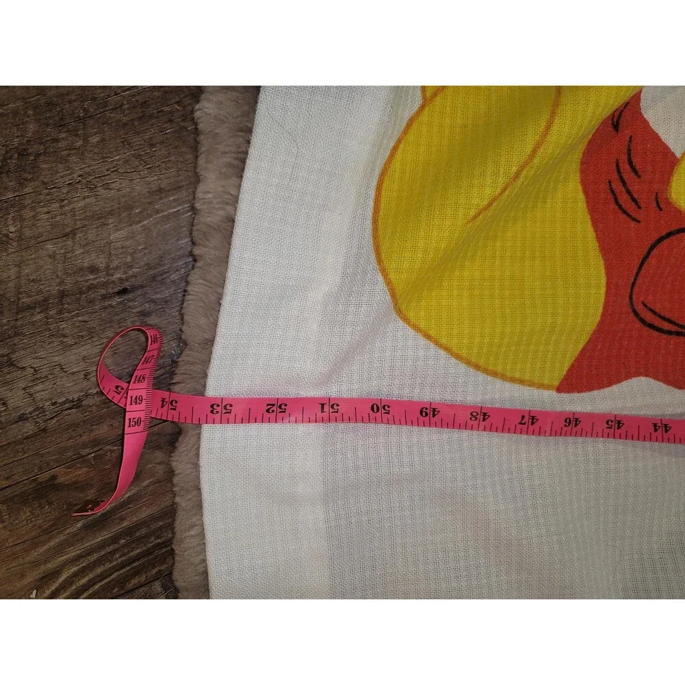 Vintage Pair Of Winnie The Pooh Drapes for Kids Room Or Nursery